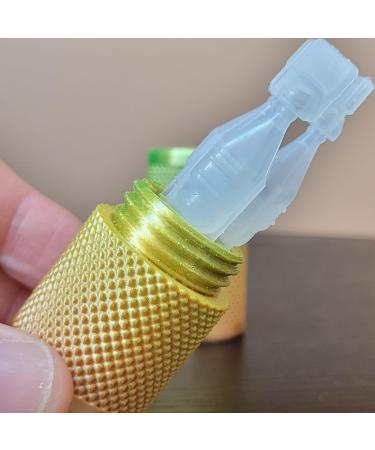 Znet3D Eye Drop Vial Holder & Travel Case - Securely Holds 3 Vials - Screw-On Lid Knurled Design - Multi-Color Travel Solution for Safe Vial Storage - Buy Online on GoSupps.com