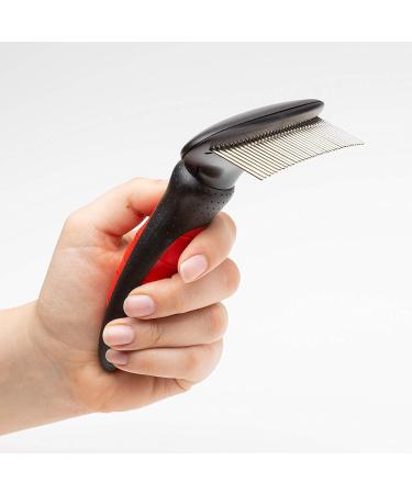 Mikki Dog Puppy Grooming Anti Tangle Rake - Dematting Tool Removes Knots Tangles and Matts - Large L (Pack of 1) Single - Buy Online on GoSupps.com