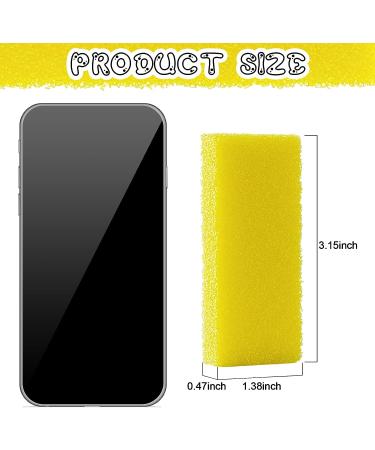 140 Pcs Disposable Foot Pumice Stone Scrubber Pads for Callus Removal | Pedicure Exfoliator Sponge for Hard Skin & Heels - Yellow - Buy Online on GoSupps.com