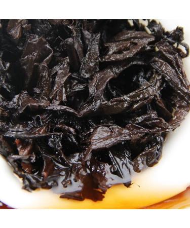 HQZM Yunnan Old Puerh Mature Tea Strong Tea Flavor Aged Fermented Dry Storage Menghai Qizi Cake 357g - Buy Online on GoSupps.com