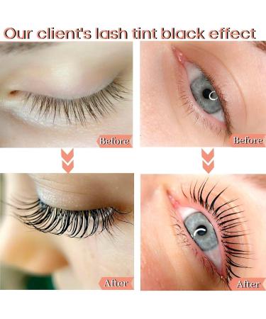 Liber Beauty Lash Tint Kit Eyebrow Eyelash Dye Kit Black At Home DIY Salon Professional Training kit Long Time kept Lash Tinting Black Lasting 8 weeks (Black lash dye kit) - Buy Online on GoSupps.com