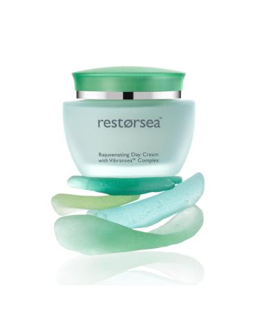Restorsea Rejuvenating Day Cream Moisturizer for Normal to Oily Skin Firms Brightens & Evens Skin Tone Reduces Fine Lines Wrinkles & Dark Spots With Vibransea Complex 1.7oz