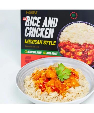 HSN Mexican Style Spice Sauce Chicken Prepared Dish | 420 Grams | Ready to Heat & Take | High Protein Low Calorie | Healthy & Rich Foods - Buy Online on GoSupps.com