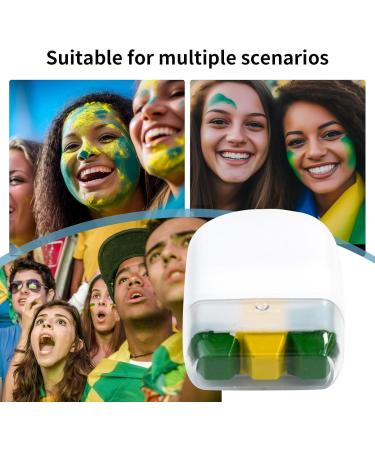 Face Paint Pens Paint Stick for Face and Body | Waterproof and Sweat Resistant Eye Stick for Sports Oil Paint 3 Colors Rainbow Fa - Buy Online on GoSupps.com