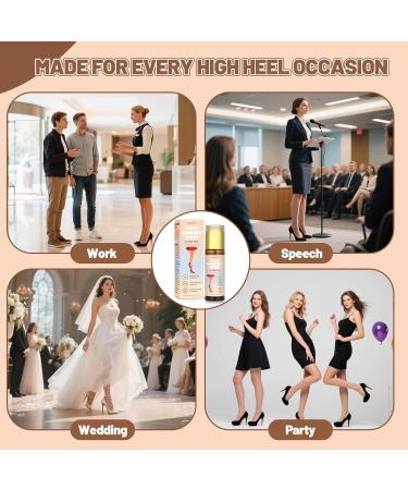 High Heel Foot Care Spray for Women Foot Numbing Spray for High Heels Lightweight Refreshing Foot Mist for Daily Comfort Long Hour Wear & Standing 2 fl oz - Buy Online on GoSupps.com