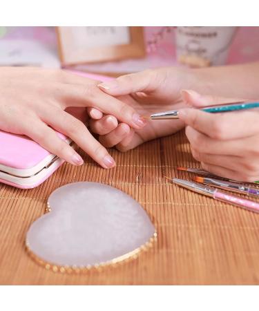 2PCS Resin Nail Art Palette Set | Color Corrector & Mixing Plate for Nail Polish & Makeup | Display Board & Tools - Buy Online on GoSupps.com