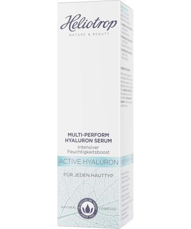 LOGOCOS Heliotrop Antiaging facial serum for dry skin vegan natural cosmetics facial care with natural hyaluronic acid intensive moisture boost multiperform serum Active Hyaluronon - Buy Online on GoSupps.com