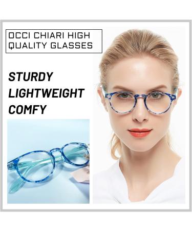 OCCI CHIARI Blue Blocking Computer Glasses for Women - Lady Gaming Glasses for Eye Strain Relief - Stylish 0.0 Blue Light Filter - Buy Online on GoSupps.com