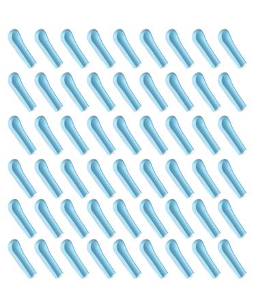 100Pcs Ear Spoon Tips Silicone Ear Cleaner Replacement Tips Ear Wax Removal Replacement Tips Ear Spoon Replacement Tips for Teens Adults Ear Wax Removal (Blue) 100PCS Blue