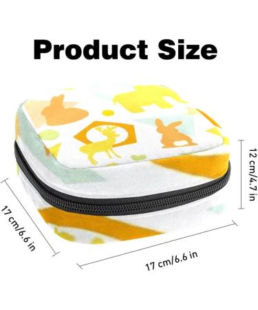 Buy Stylish Storage Bags for Women | Elephant Rabbit & Deer Designs | Portable Menstrual Cup & Pads - Ideal for Teens & Girls - Buy Online on GoSupps.com