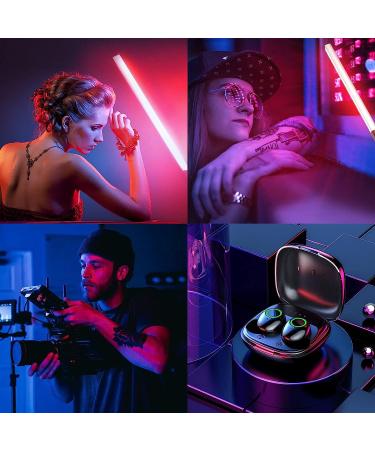 LUXCEO RGB LED Photography Lighting Wand - 1000 Lumens, CRI 95+, USB Rechargeable, Remote Control, Carry Bag - Adjustable Color Temp, 36 Colors - Buy Online on GoSupps.com