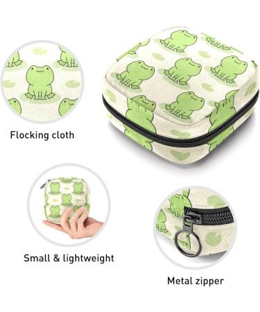 Shop Cute Frog Lady Napkins & Portable Period Bags for Women | Menstrual Cups Breastfeeding Pillows & Tampon Storage - Colorful 6 Piece Set - Buy Online on GoSupps.com