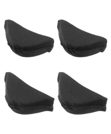 iplusmile 2Pair Shoe Filler Sponge Toe Plug Shoes Too Big Inserts Heel Pads for Shoes That are Too Big (Black)