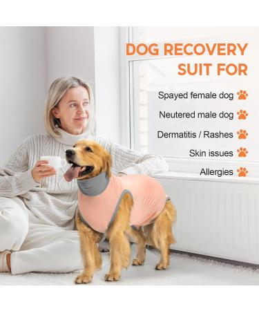 Avont Dog Body Suit - Post-Op Wound Protection for Neutered Males & Female Dogs | Postoperative Recovery Clothing in Pink (4XL) - Buy Online on GoSupps.com