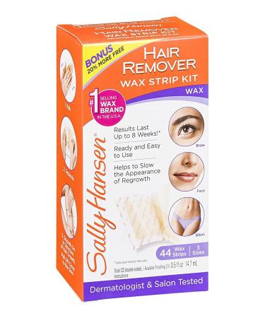 Sally Hansen Hair Removal Wax Strips-34ct, 2 pk