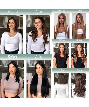 6d3 Hair Extensions - 6D 3nd Generation Extensions Human Hair/100% 6d3 Human Hair Extensions Five Bunches In A Row (Color : A Size : 10 ROW_55CM/22INCH) 10 ROW_55CM/22INCH A - Buy Online on GoSupps.com