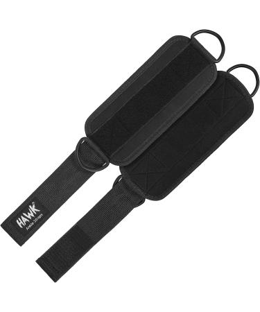 Ankle Straps for Cable Machines Padded Ankle Cuffs (Pair) - for Legs  Glutes  Abs and Hip Workouts Fits Women & Men - Fully Adjustable & Breathable Ankle Strap Set Black - Buy Online on GoSupps.com