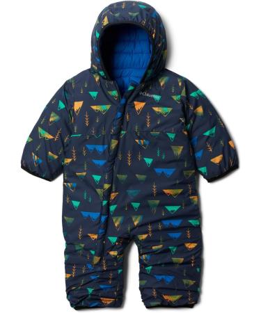 Columbia Kids Reversible Bunting Snowsuit Romper 18-24 Months - Collegiate Navy/Bright Indigo/Dark Mountain - Buy Online on GoSupps.com