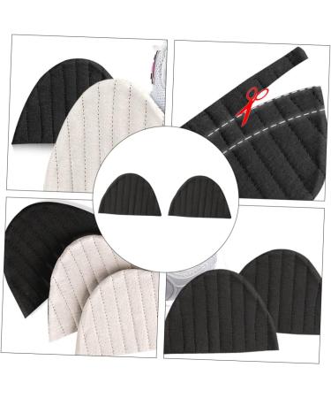 Sneaker Heel Stickers | Adhesive Heel Grips & Shoe Inserts for High Heels - 1 Pair Black 11.5x1cm - Buy Online on GoSupps.com