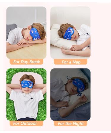 Eyes Mask for Kids - Blue Astronaut Design, Soft & Breathable, Adjustable Strap - Buy Online on GoSupps.com