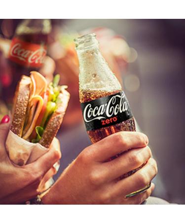 Diet Coke Coca-Cola Zero Sugar 300mL Mini Bottles Pack of 8 - Buy Online on GoSupps.com