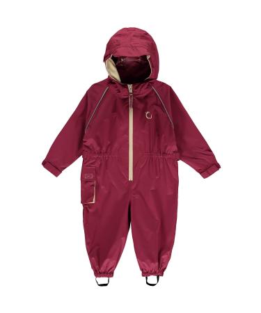 Hippychick Waterproof All In One Shell Rainsuit Splashsuit Snowsuit for Kids Essential Outdoor Clothing For Children 12-18 Months purple