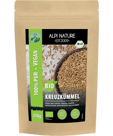 Whole organic cumin (250g) raw cumin seeds from certified organic cultivation gluten-free lactose-free laboratory-tested vegan cumin seeds 250 GR - Buy Online on GoSupps.com