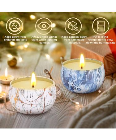 Scented Candles Gift Set for Women - 9 Pack Aromatherapy Marble Candles - Natural Soy Wax Stress Relief for Mother's Day Christmas Birthday Valentine's Day - Buy Online on GoSupps.com
