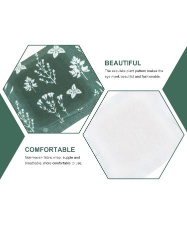 Healifty 5Pcs Chinese Medicine Wormwood Steam Eye Masks - Relieve Eye Fatigue and Puffy Eyes with Moist Heating Pads (Green) - Buy Online on GoSupps.com