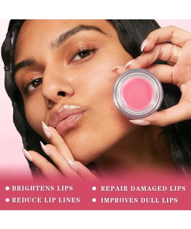 LZXLUKGIR 4PCS Lip Scrub and Mask Set,Strawberry and Honey Pot Lip Balm,Reduces Lip Lines Lip Exfoliator Scrub and Moisturizer,Repair Bee Lip Balm and Lip Scrub Set,Lip Mask Overnight - Buy Online on GoSupps.com