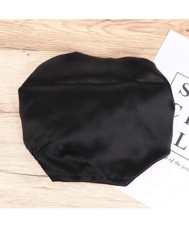 Milist Adjustable Silk Sleeping Hat - Elastic Bonnet for Women & Girls | Black Hair Care Cap & Portable Dome Cover - Buy Online on GoSupps.com