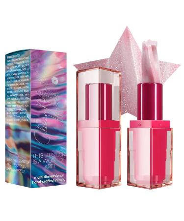 Glitter Lipstick | Moisturizing Lip Balm and Lip Gloss - Long-lasting - Waterproof Cosmetic - High Pigmentation - For Women and Girls