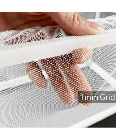 2 Pack Large Mesh Aquarium Fish Breeder Box - Fry Nursery Net for Baby Fish & Shrimp - Tank Divider for Guppy, Clownfish & Aggressive Fish - Buy Online on GoSupps.com