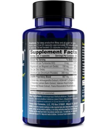 Z-BURN -- 60 Capsules -- Night Time Fat Loss Supplement - "Sleep Great Lose Weight!" - Scientifically designed to attack fat all night long while promoting deeper more productive sleep without morning grogginess. RESULTS GUARANTEED - Buy Online on GoSupps.com