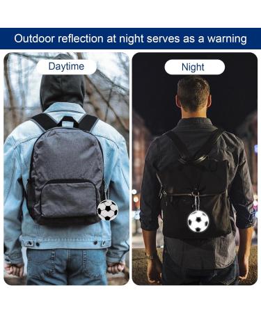 Indrnif 12 Reflective Football Supporters Safety Reflector Trailer | Children s Reflector for School Bags Clothing Backpacks Cycling & Running - Buy Online on GoSupps.com