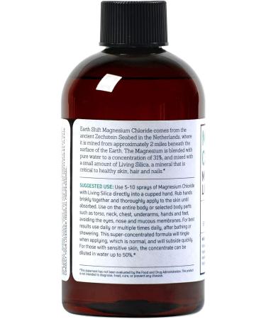 Magnesium Chloride + Living Silica 125ML - Muscle & Joint Support for Stress Relief, Fatigue, and Restful Sleep - Buy Online on GoSupps.com