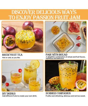 DAMAICHUHAI Honey Passion Fruit Tea 16.9oz (478g) Real Passionfruit Honey Tea Natural with Passion Fruit Puree & Citron Hot or Iced for Smoothies & Cocktails - Buy Online on GoSupps.com