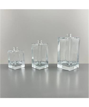 30ml & 50ml Clear Glass Spray Bottles - Travel-Friendly Refillable Cosmetic Packaging for Makeup & Perfume - Buy Online on GoSupps.com
