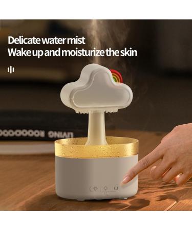 Rain Cloud Humidifier & Essential Oils Diffuser - 500ml Aromatherapy with 7 LED Night Light for Home & Office - Buy Online on GoSupps.com