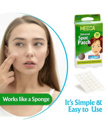 Acne Plaster Hydrocolloid Bandages (216 pcs) - Effective Acne Treatment for Face & Skin | Reduces Pimples & Blackheads Two Universal Sizes - Buy Online on GoSupps.com