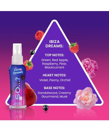 So... Escapes Body Mist Gift Set - Perfumes for Women - Everyday Body Spray for Women - Vegan Cruelty-Free - Fragrance Gifts for Women - 4 pcs (Pack of 2) 4 Fl Oz (Pack of 2) - Buy Online on GoSupps.com