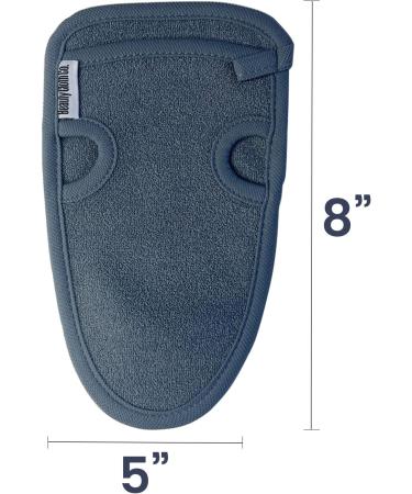 TheBeautyClothCo Exfoliating Gloves - 2 PC Body Scrubber for Soft Skin - Lymphatic Drainage Gloves for Dead Skin Remover - Advanced Skincare Kit for Women & Men - Buy Online on GoSupps.com