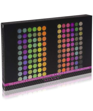 SHANY 120 Color Eye Shadow Palette - Bold & Bright Collection, Highly Pigmented, Long Lasting - Vivid Natural Colors - 1 Count - Buy Online on GoSupps.com