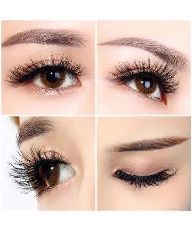 Reusable Self-Adhesive False Eyelashes No Glue Lashes Eyelashes Easy To Put On Handmade False Eyelashes for Women and Girls 2 Pairs (W09) - Buy Online on GoSupps.com