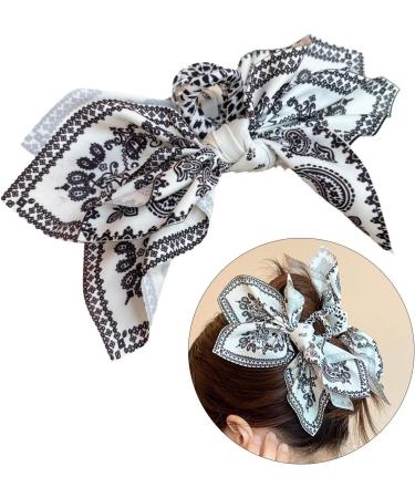 Cashew Flower Heart Barrette Elegant Fabric Hair Claw Colorful Hair Clip Stylish Hat For Wedding Party - Buy Online on GoSupps.com