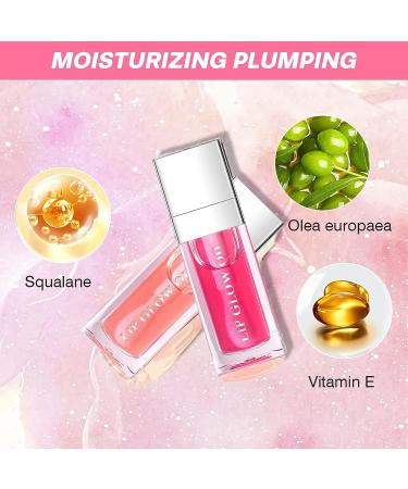 Lip Oil: Long-Lasting Moisturizing Lip Glow Oil - Cherry Oil Tinted Primer for Plumping Lips - Buy Online on GoSupps.com