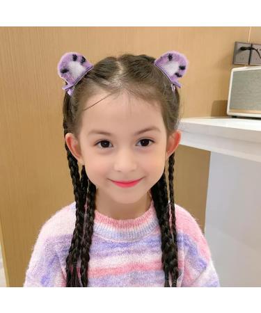 1 Pair Plush Tiger Ear Hair Clip Animal Ear Clamp Hair Barrette Women Girls Hair Accessories Photo Prop Birthday Christmas Gift Yellow - Buy Online on GoSupps.com