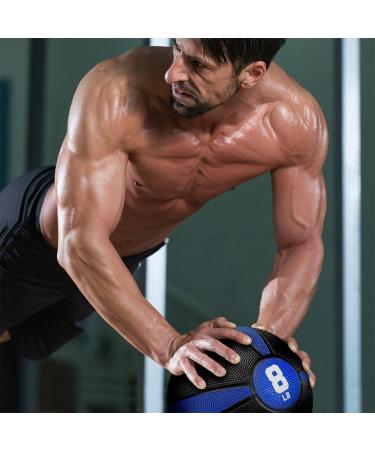 Crown Sporting Goods 4.0 lb Tuff Grip Rubber Medicine Ball - Buy Online on GoSupps.com