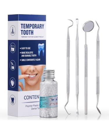 Tooth Repair Kit,DIY Thermal Fitting Beads,Moldable Temporary False Teeth,Restore Confidence Smile