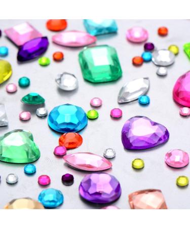 Outus 405 Pcs Gem Stickers | Rhinestone Self-Adhesive Craft Jewels | Multicolor Bling Crystal Gems | 5 Sheets - Buy Online on GoSupps.com